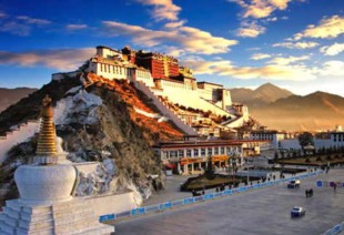 Paesaggio di Tibet