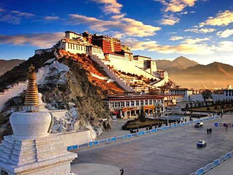 Paesaggio di Tibet
	