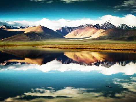 Paesaggio di Tibet