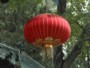 Tipica lanterna cinese di colore rosso