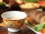 Tipica tazza di tè tibetano